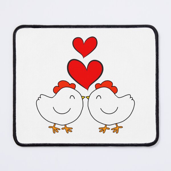 Item preview, Chickens in love designed and sold by Krissys-Art.