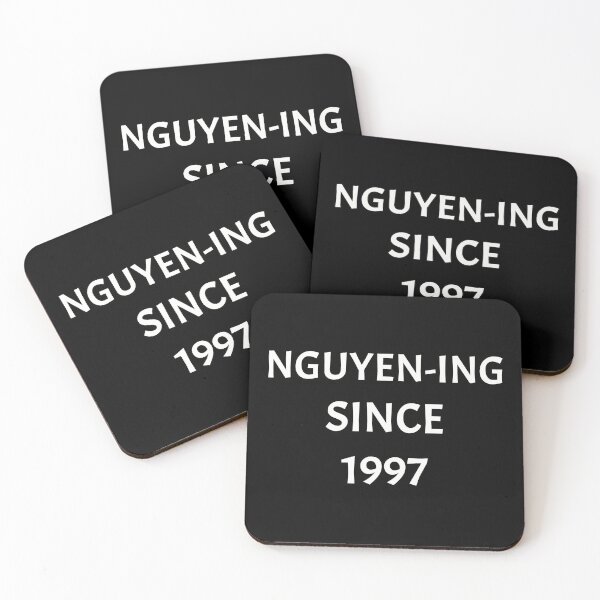Item preview, Nguyening since 1997, funny Vietnamese name wordplay designed and sold by Merchattack.