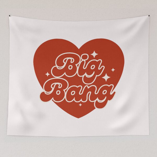 Item preview, Big Bang Group Red Heart Y2K Preppy Typography Design designed and sold by HELL0WBELLO.