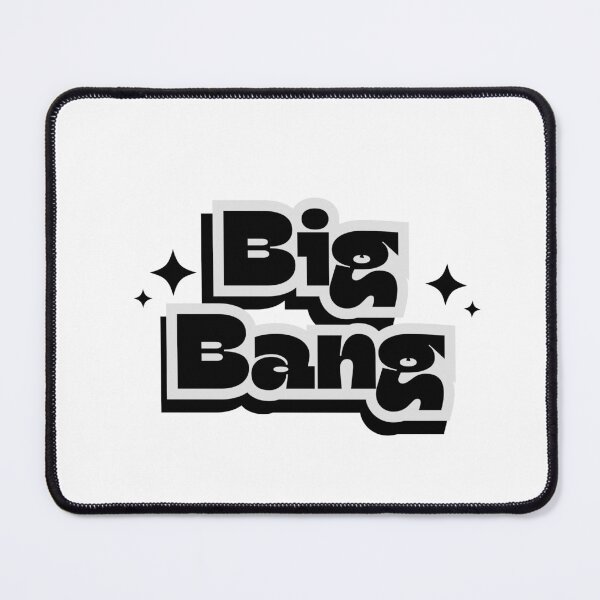 Item preview, Big Bang Group Black And White Sparkle Y2K Preppy Typography Design designed and sold by HELL0WBELLO.