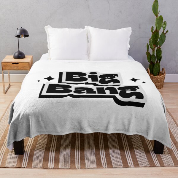 Item preview, Big Bang Group Black And White Sparkle Y2K Preppy Typography Design designed and sold by HELL0WBELLO.