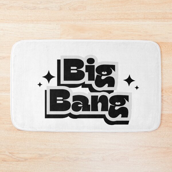 Item preview, Big Bang Group Black And White Sparkle Y2K Preppy Typography Design designed and sold by HELL0WBELLO.