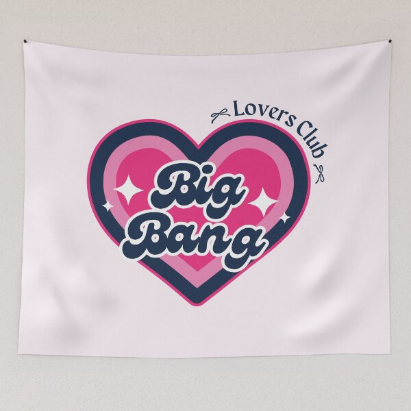 Item preview, Big Bang Lovers Club: Y2K Preppy Heart Design designed and sold by HELL0WBELLO.