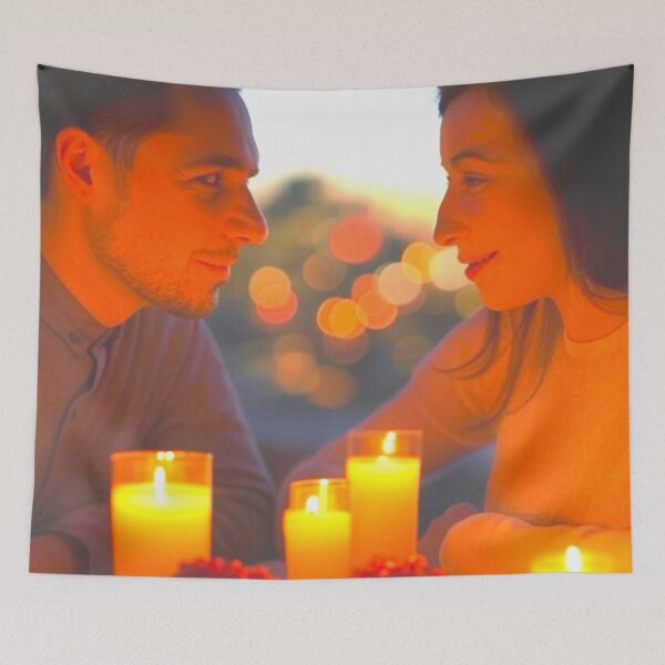 Item preview, Candlelit Dinner for Two – A Romantic Valentine’s Evening designed and sold by GrizzlyCollective.