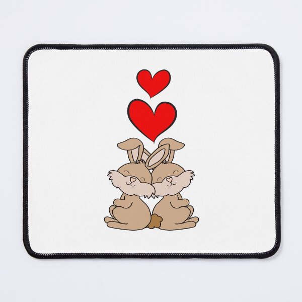 Item preview, Bunnies in love designed and sold by Krissys-Art.