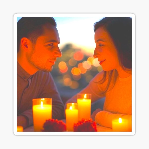 Item preview, Candlelit Dinner for Two – A Romantic Valentine’s Evening designed and sold by GrizzlyCompany.