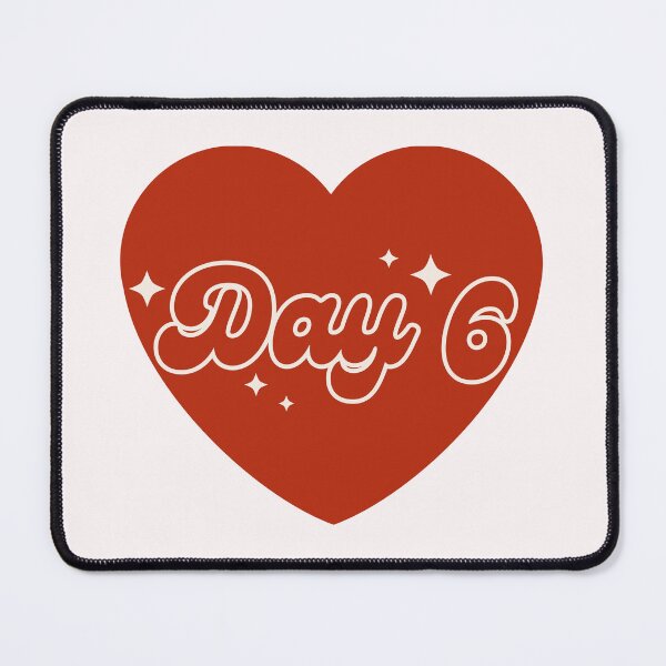 Item preview, Day 6 Group Red Heart Y2K Preppy Typography Design designed and sold by HELL0WBELLO.