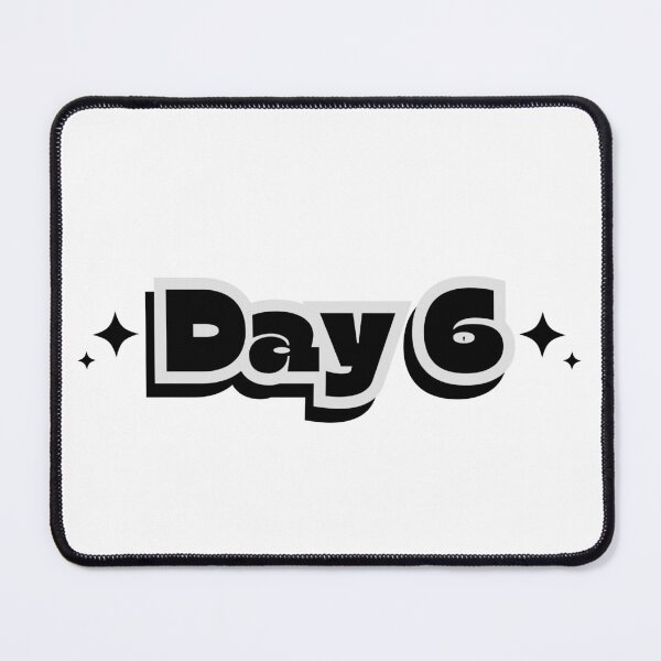 Item preview, Day 6 Group Black And White Sparkle Y2K Preppy Typography Design designed and sold by HELL0WBELLO.