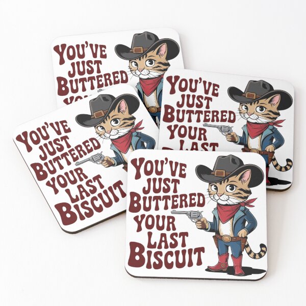 Item preview, You’ve Just Buttered Your Last Biscuit Funny Southern Cowboy Design designed and sold by Fashion Flair.