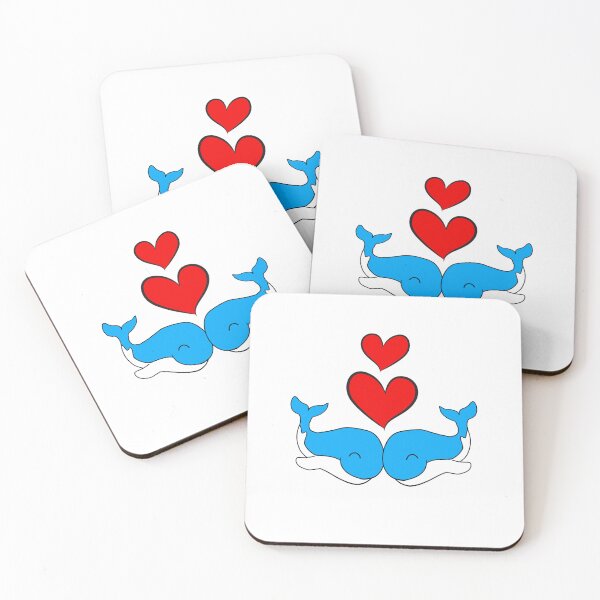 Item preview, Little whales in love designed and sold by Krissys-Art.