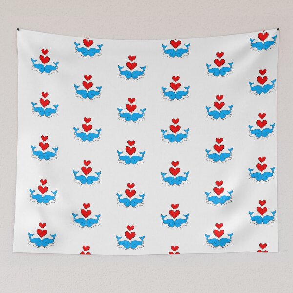 Item preview, Little whales in love designed and sold by Krissys-Art.