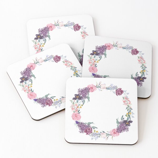 Item preview, Wreath frame, spring flowers composition with lilac, tulips, berries and herbs.  designed and sold by MatyKotiv.