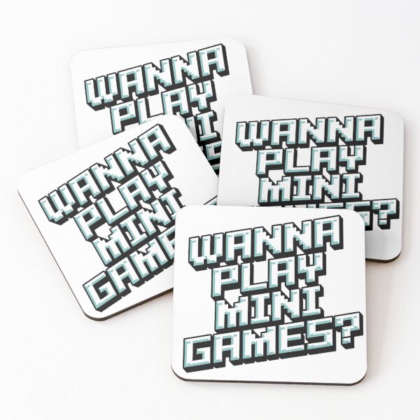 Item preview, Wanna Play Mini Games Fun Gaming Design designed and sold by Fashion Flair.