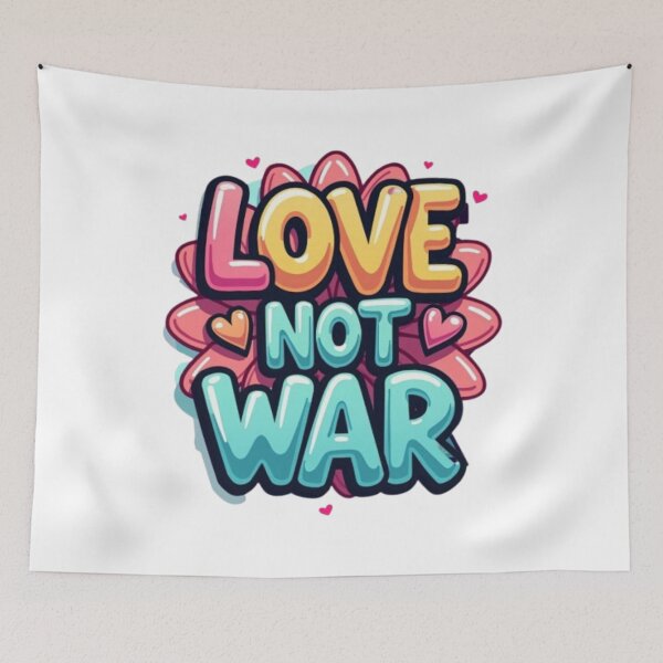 Item preview, Love is the Language, War is the Barrier designed and sold by PopPrismDesigns.