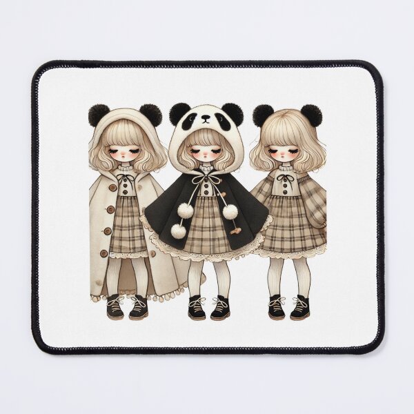 Item preview, Panda-Themed Vintage Trio designed and sold by EllsLittleStore.