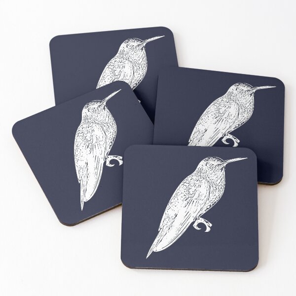 Item preview, Buff-bellied Hummingbird White Design  designed and sold by designsasstultd.