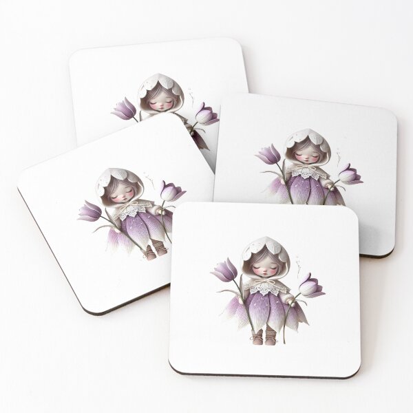 Item preview, Whimsical Tulip Fairy designed and sold by EllsLittleStore.