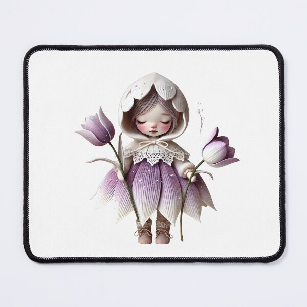 Item preview, Whimsical Tulip Fairy designed and sold by EllsLittleStore.