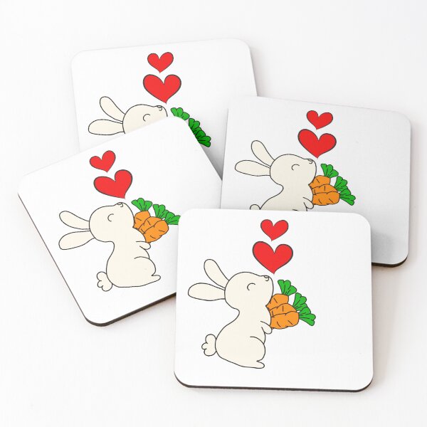 Item preview, Bunnies love with carrots designed and sold by Krissys-Art.