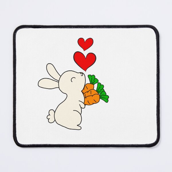 Item preview, Bunnies love with carrots designed and sold by Krissys-Art.