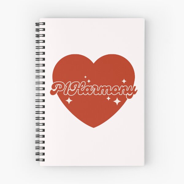 Item preview, P1Harmony Group Red Heart Y2K Preppy Typography Design designed and sold by HELL0WBELLO.