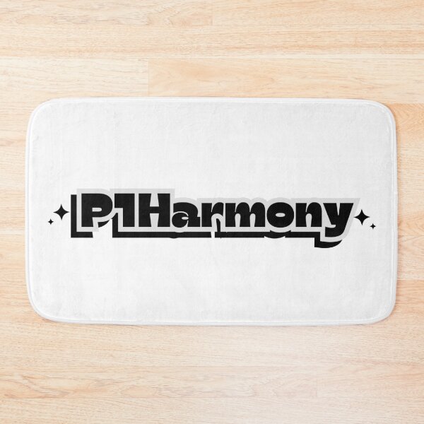 Item preview, P1Harmony Group Black And White Sparkle Y2K Preppy Typography Design designed and sold by HELL0WBELLO.