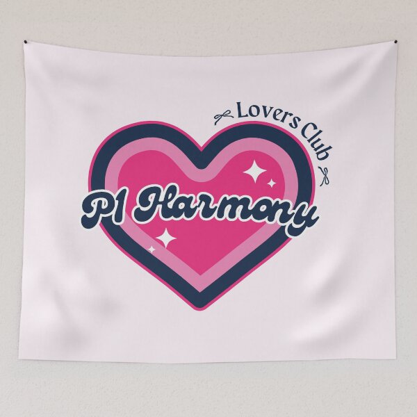 Item preview, P1Harmony Lovers Club: Y2K Preppy Heart Design designed and sold by HELL0WBELLO.
