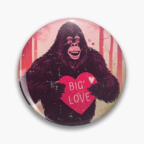 Item preview, Bigfoot Valentines Sasquatch Love designed and sold by SStarDesigns.