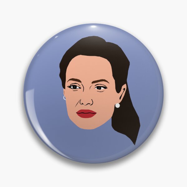 Item preview, Angelina Jolie illustration designed and sold by ZooStateofMind.