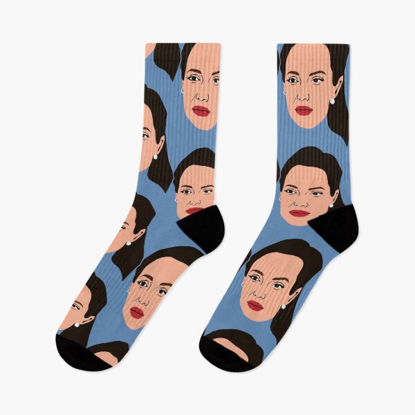 Item preview, Angelina Jolie illustration designed and sold by ZooStateofMind.