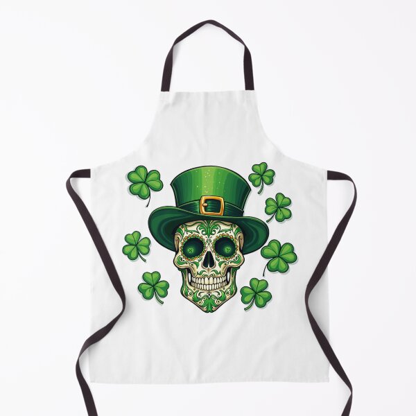 Item preview, Skull St Patrick Day Dead Lucky Shamrock designed and sold by Blok45.