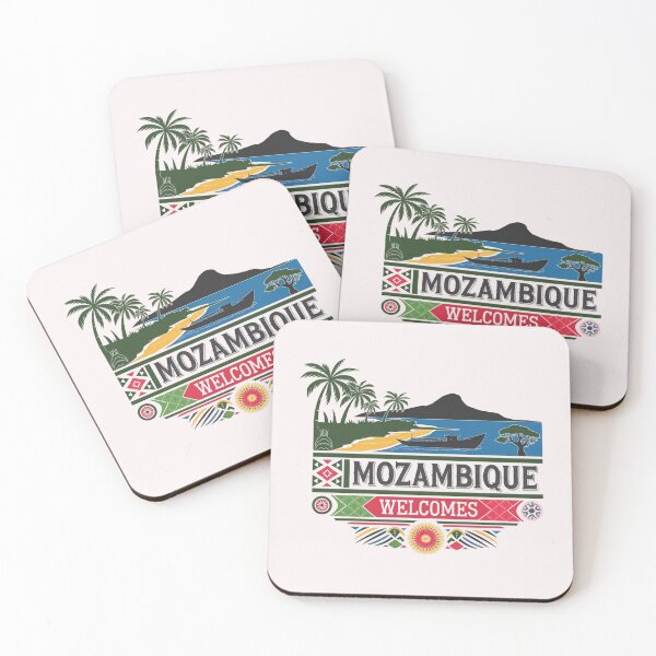 Item preview,  Mozambique Welcomes Flag Map Maputo, Zambezi River designed and sold by AnimalsDH305.