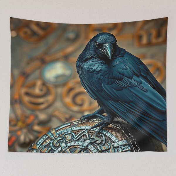 Item preview, Danish Rune-keeper Raven designed and sold by Skye Ryan-Evans.