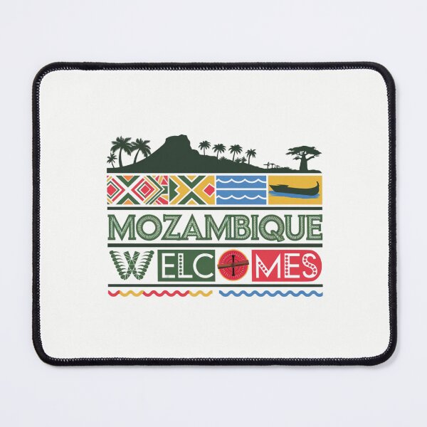 Item preview, Mozambique Welcomes Flag Map Maputo, Zambezi River designed and sold by AnimalsDH305.