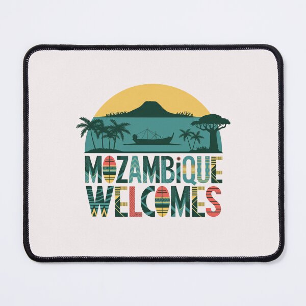 Item preview, Mozambique Welcomes Flag Map Maputo, Zambezi River designed and sold by AnimalsDH305.