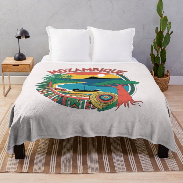 Item preview, Mozambique Welcomes Flag Map Maputo, Zambezi River designed and sold by AnimalsDH305.