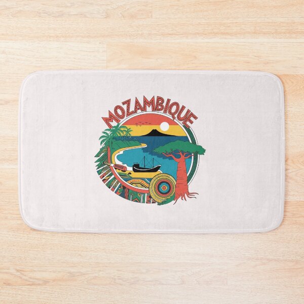 Item preview, Mozambique Welcomes Flag Map Maputo, Zambezi River designed and sold by AnimalsDH305.