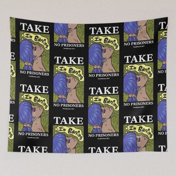 Item preview, Take no prisoners comic girl designed and sold by turddemon.