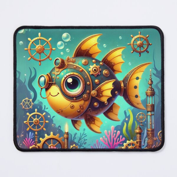 Item preview, Steampunk Suckerfish designed and sold by Sillytoe.