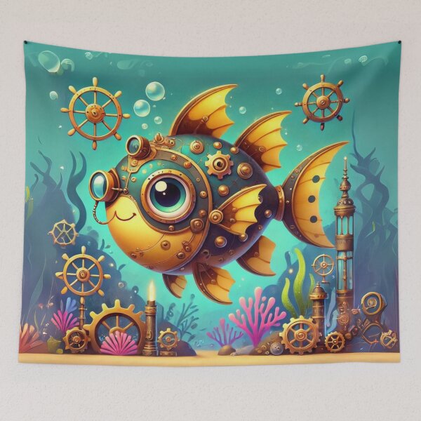 Item preview, Steampunk Suckerfish designed and sold by Sillytoe.