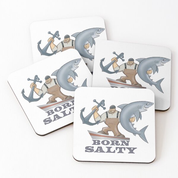Item preview, Born Salty designed and sold by Illustration Central.