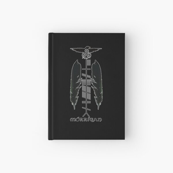 Vista previa del artículo con la obra «La Morrigan en Ogham», diseñado y vendido por Raven-Hearth.