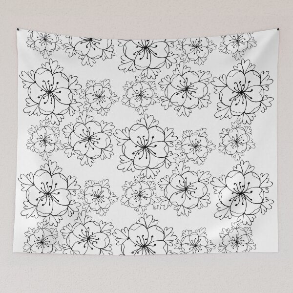 Item preview, Zen pattern Flowers  La-Mu designed and sold by La-Mu.
