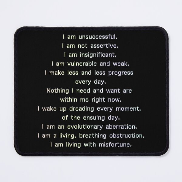 Item preview, (mis)affirmations designed and sold by saaad-pap.