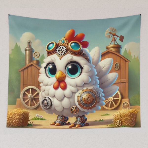 Item preview, Steampunk Sultan Chicken designed and sold by Sillytoe.