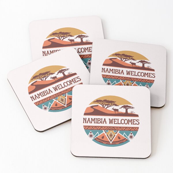 Item preview, Namibia Welcomes Flag Map Namib Desert, Sossusvlei designed and sold by AnimalsDH305.