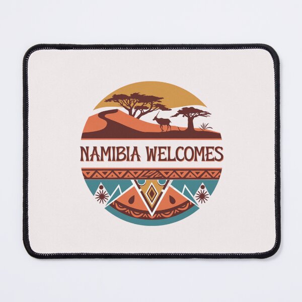 Item preview, Namibia Welcomes Flag Map Namib Desert, Sossusvlei designed and sold by AnimalsDH305.
