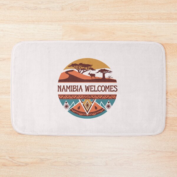 Item preview, Namibia Welcomes Flag Map Namib Desert, Sossusvlei designed and sold by AnimalsDH305.