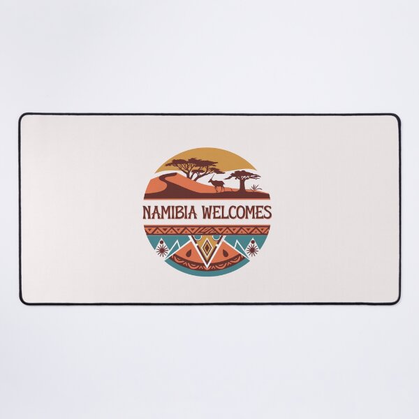 Item preview, Namibia Welcomes Flag Map Namib Desert, Sossusvlei designed and sold by AnimalsDH305.