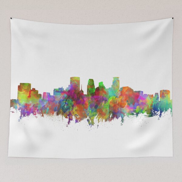 Item preview, minneapolis skyline designed and sold by BekimART.